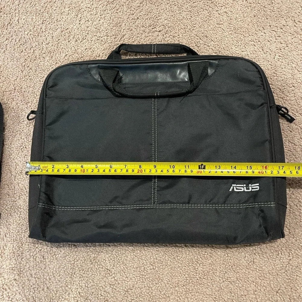 ASUS Black Nereus Carry Laptop Bag with Adjustable Removable Strap
